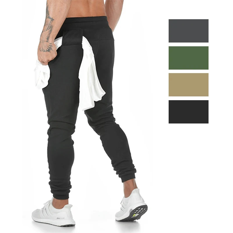 Summer Latest Design Running Workout plus Size Men's Pants & Trousers with Zip Pocket