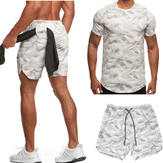  Sports Men Fitness Two-Piece 