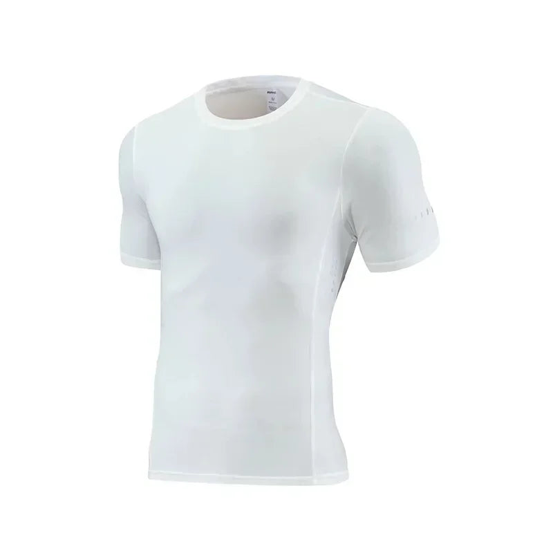 Gym T Shirt Men's Long Sleeve Compression Shirt Quick Dry Training Top Male Muscle Workout Running Clothing